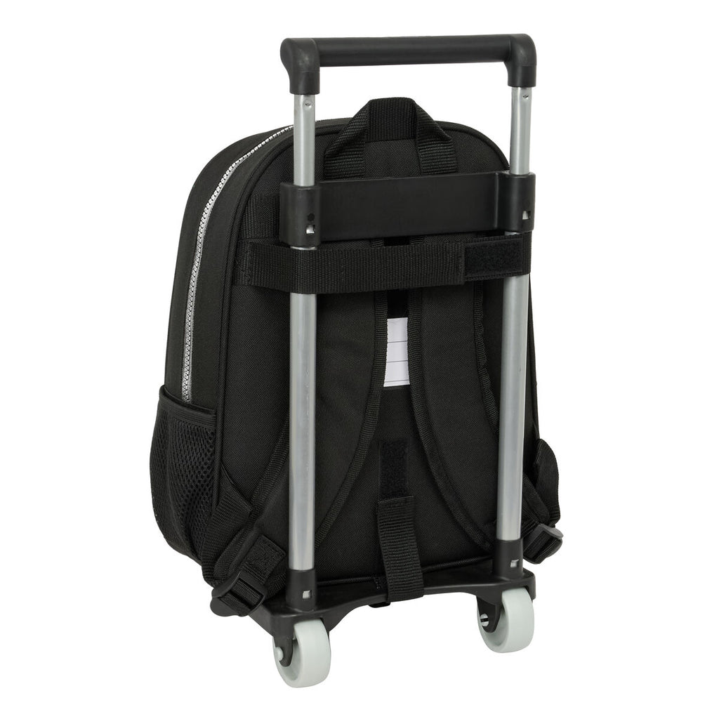 Schulrucksack mit Rädern Batman Game over Schwarz 27 x 33 x 10 cm