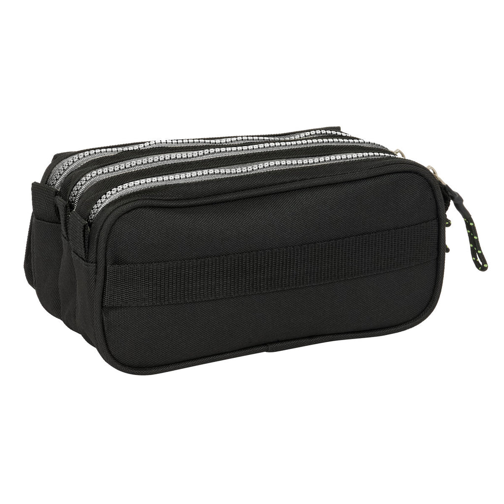 Dreifaches Mehrzweck-Etui Batman Game over Schwarz 21,5 x 10 x 8 cm