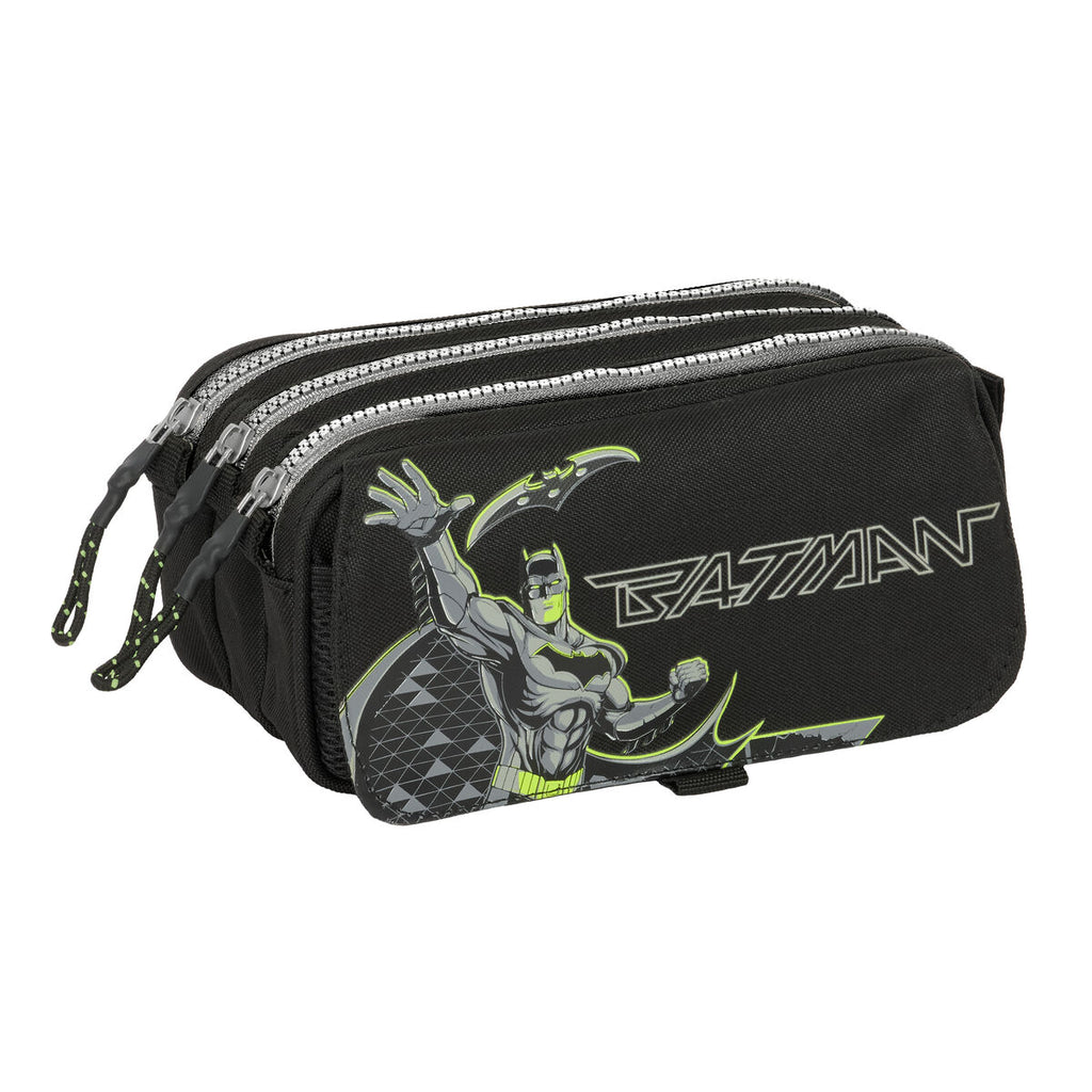 Dreifaches Mehrzweck-Etui Batman Game over Schwarz 21,5 x 10 x 8 cm