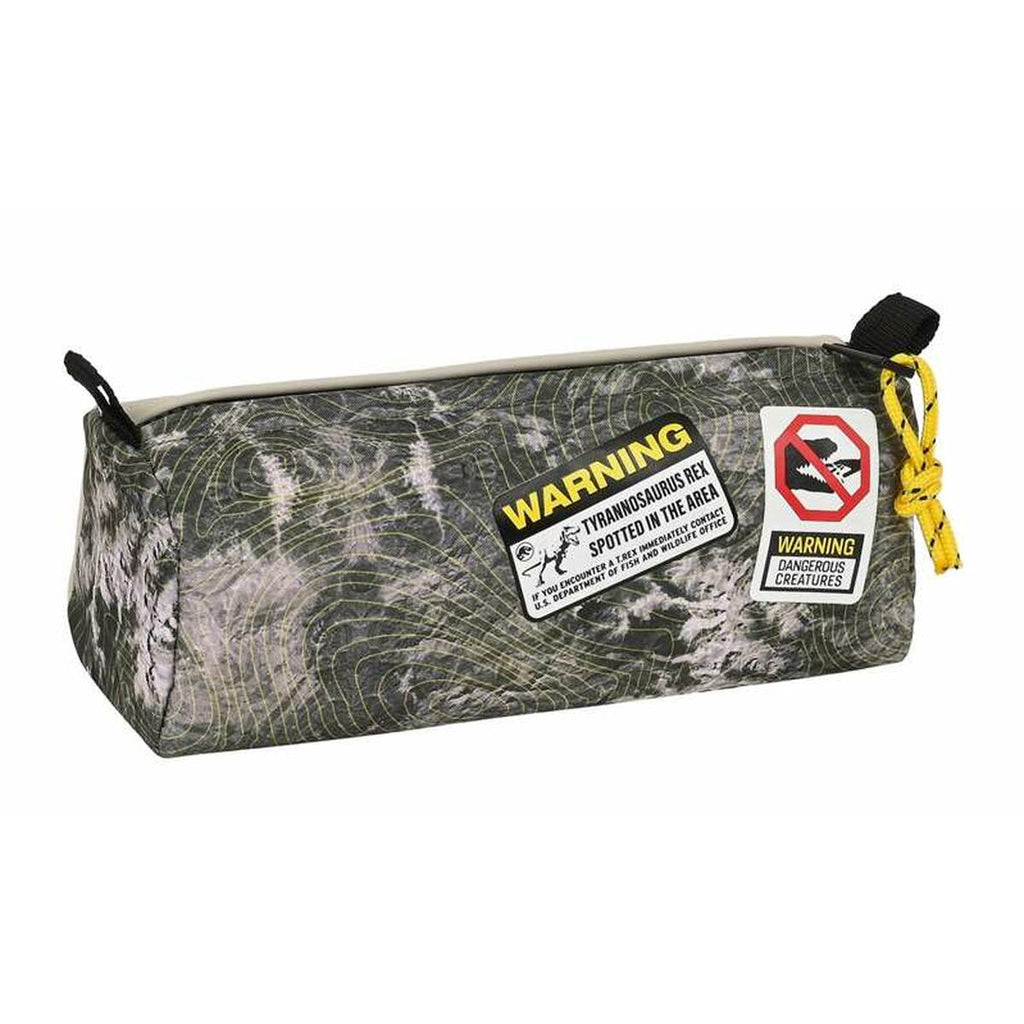 Allzwecktasche Jurassic World Warning Grau 21 x 8 x 7 cm