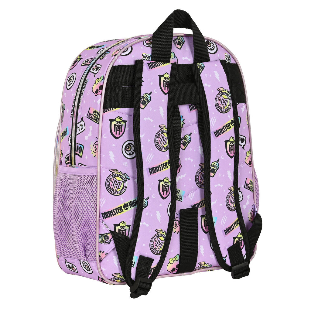 Schulrucksack Monster High Best boos Lila 32 X 38 X 12 cm