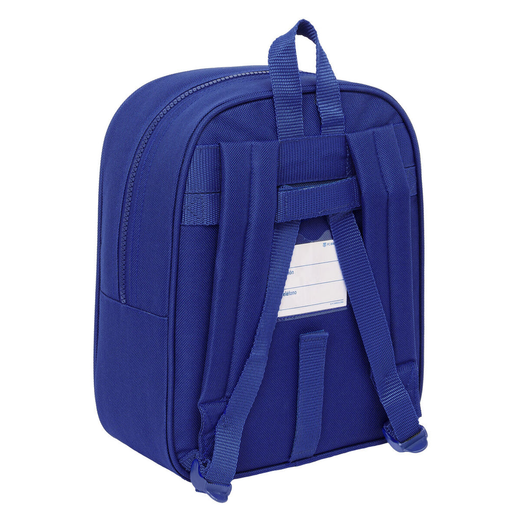 Schulrucksack F.C. Barcelona 24/25 Granatrot Marineblau 22 x 27 x 10 cm