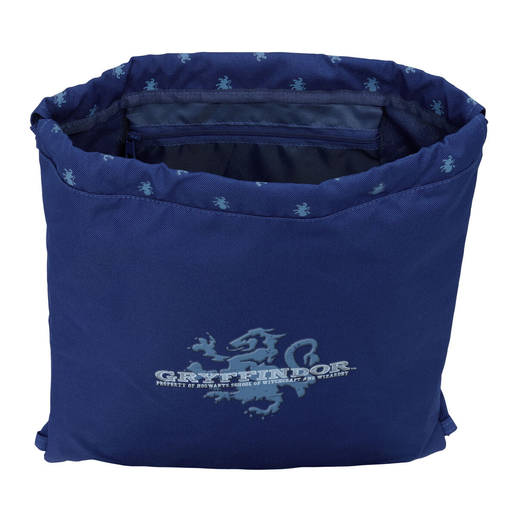 Rucksacktasche mit Bändern Harry Potter Captain Marineblau 35 x 40 x 1 cm