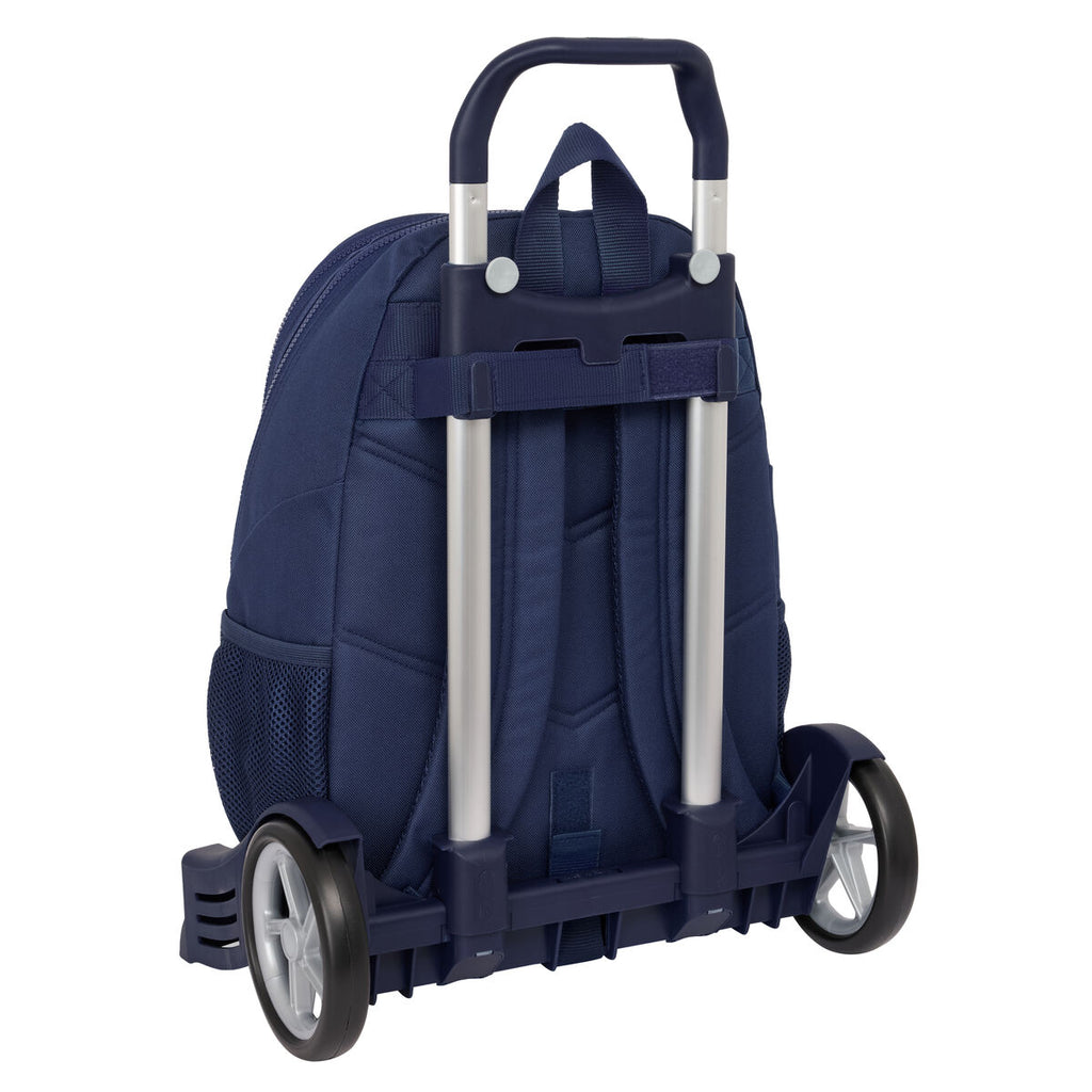 Schulrucksack mit Rädern Benetton Flag Marineblau 32 x 44 x 16 cm