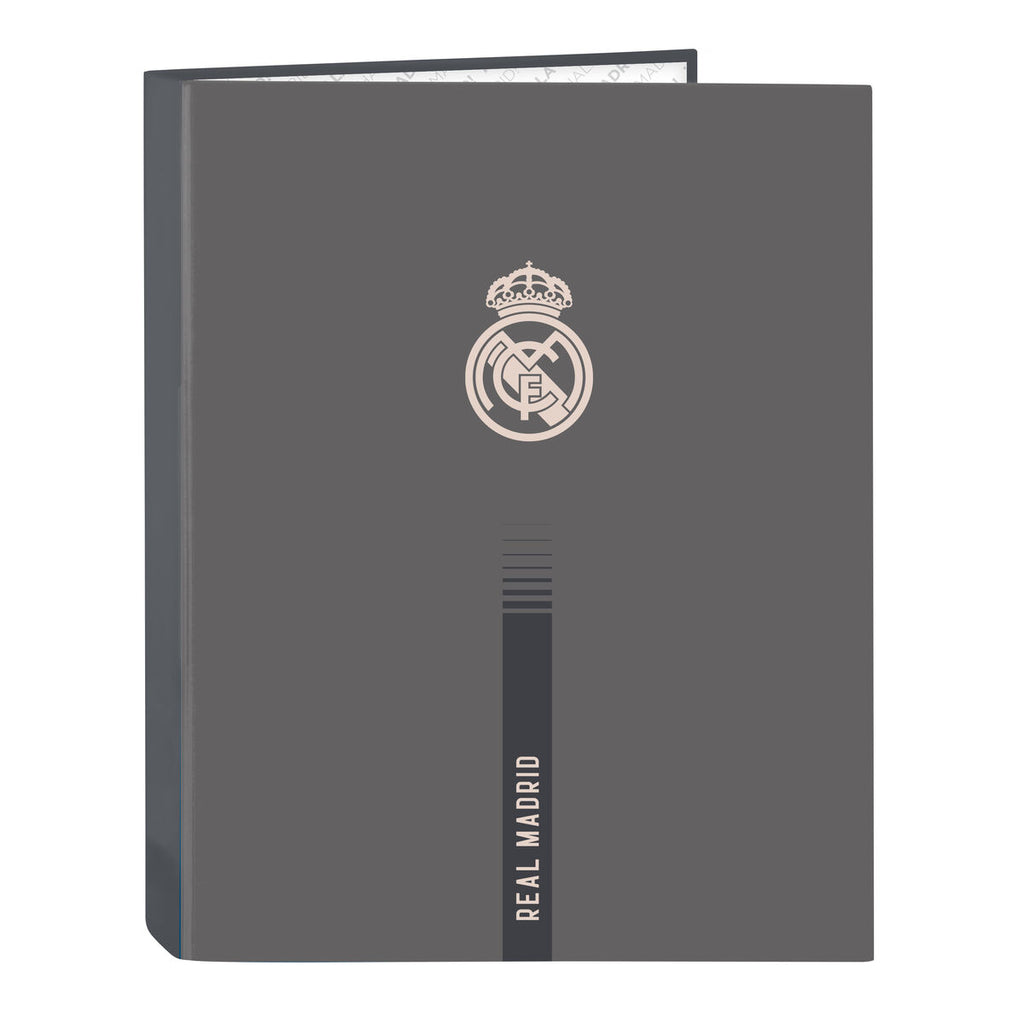 Ringbuch Real Madrid C.F. Grau A4 26.5 x 33 x 4 cm