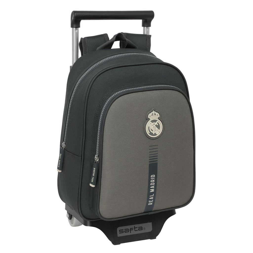 Schulrucksack Real Madrid C.F. Grau 27 x 33 x 10 cm