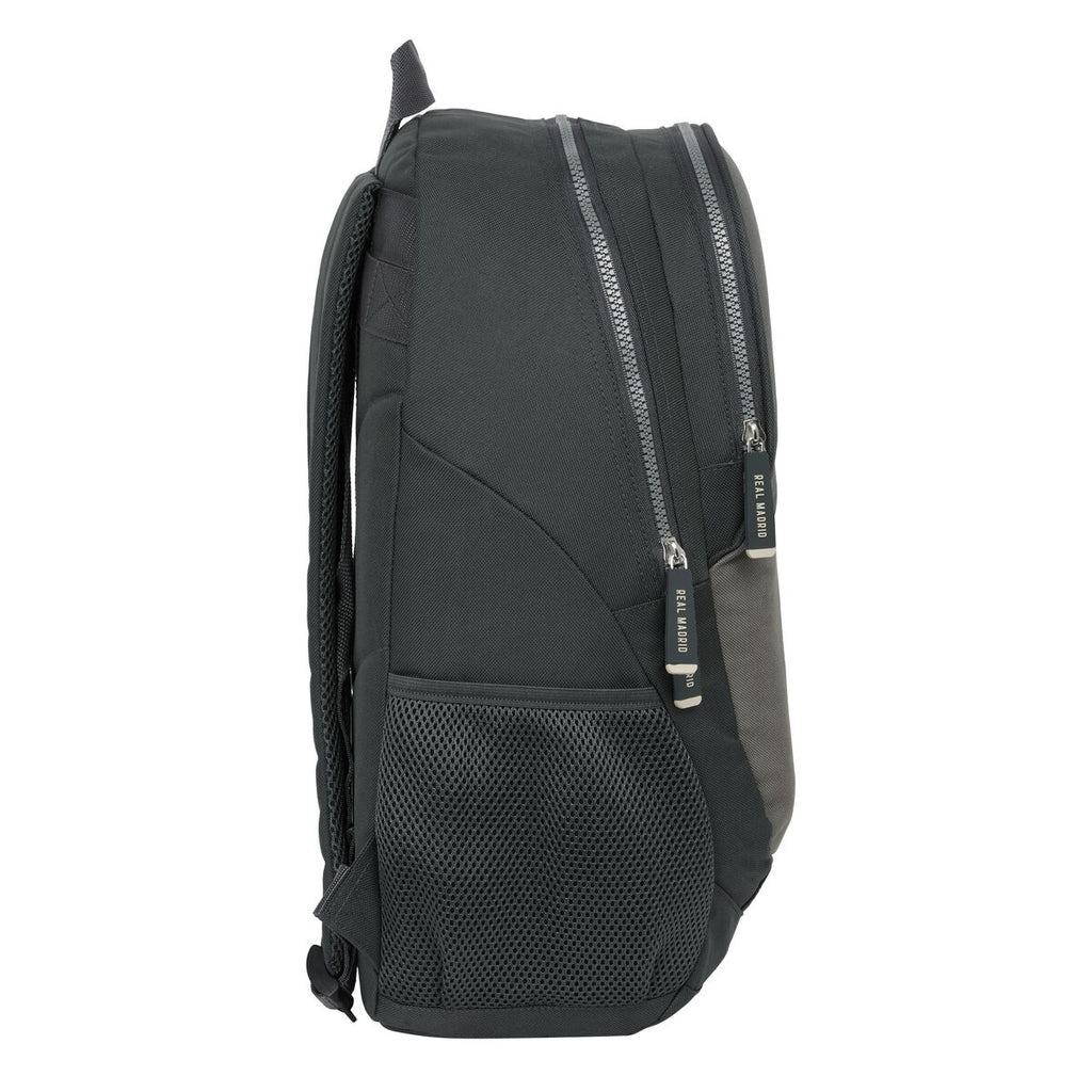 Schulrucksack Real Madrid C.F. Grau 32 x 44 x 16 cm