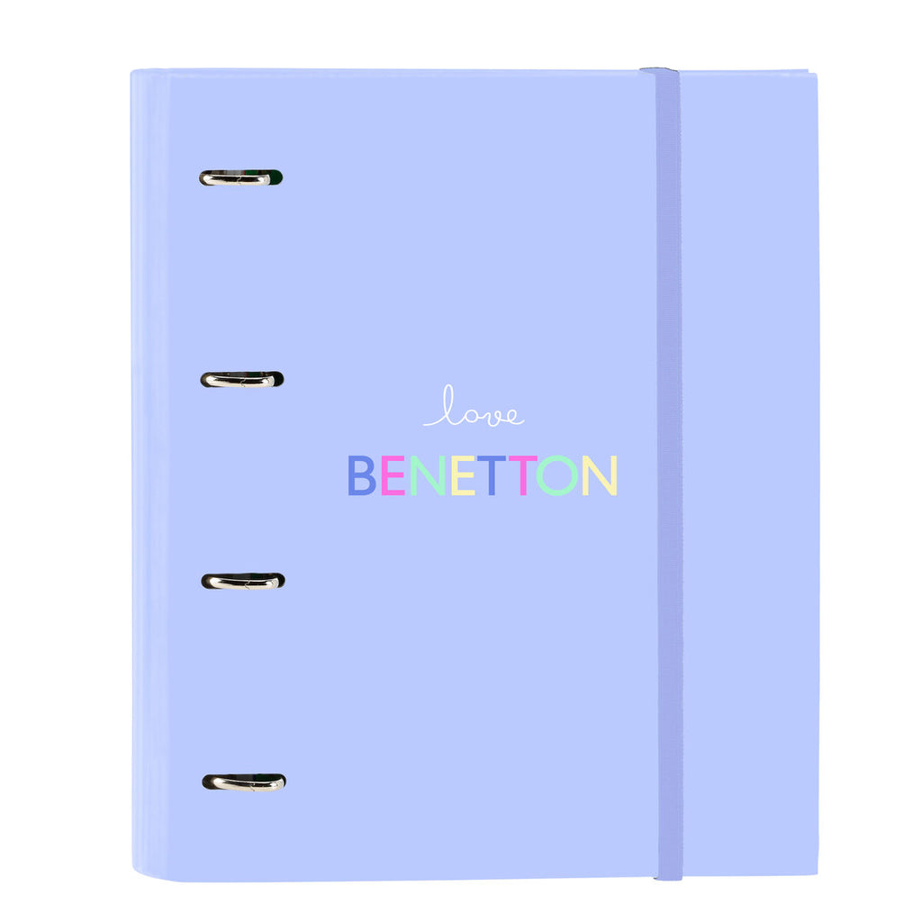 Ringbuch Benetton Lila Lila 27 x 32 x 3.5 cm