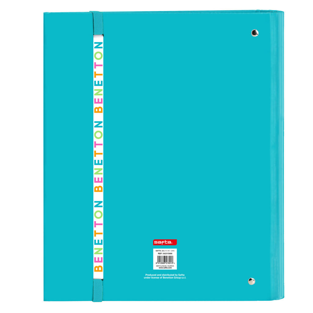 Ringbuch Benetton Summer Blau 27 x 32 x 3.5 cm