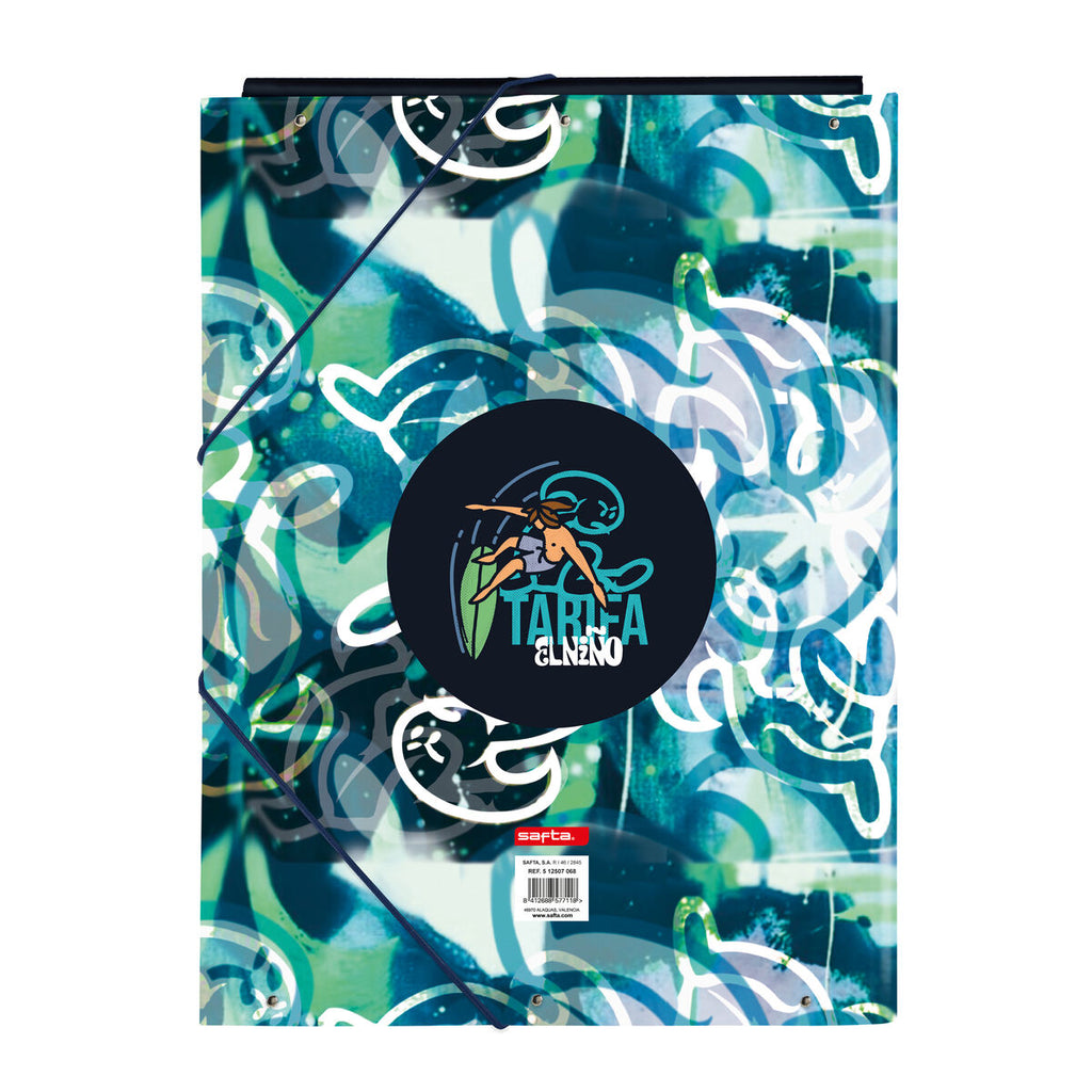 Ringbuch El Niño Kook Marineblau A4 26 x 33.5 x 2.5 cm