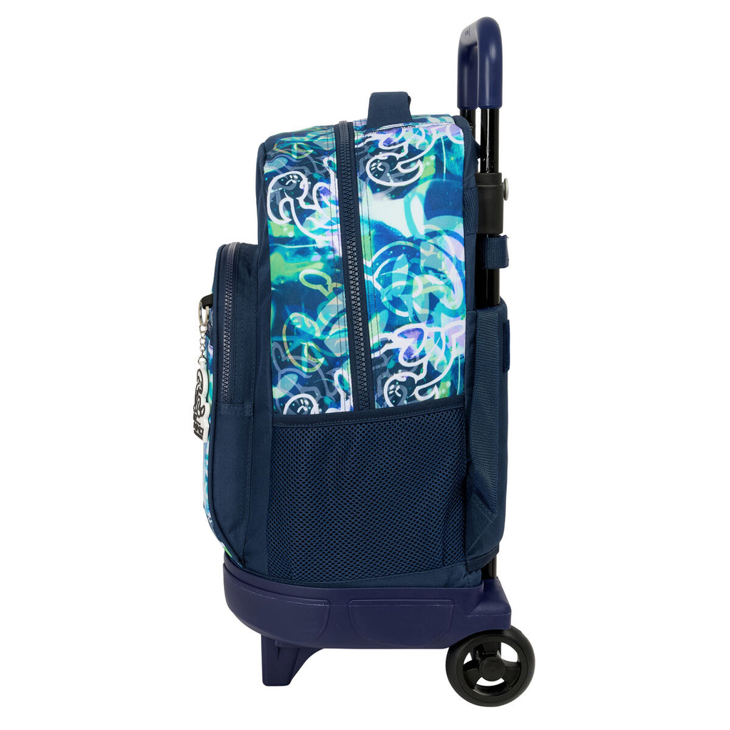 Schulrucksack mit Rädern El Niño Kook Marineblau 33 x 45 x 22 cm