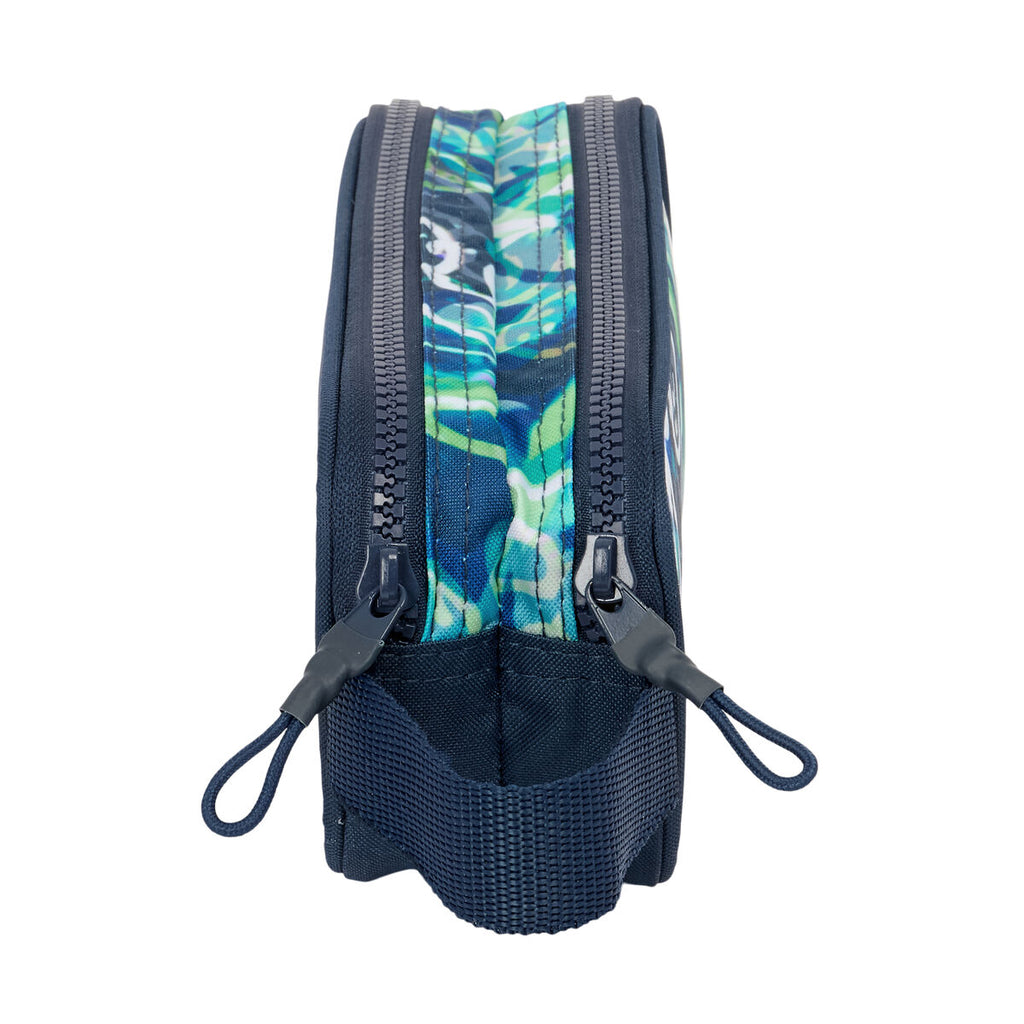 Zweifaches Mehrzweck-Etui El Niño Kook Marineblau 21 x 8 x 6 cm