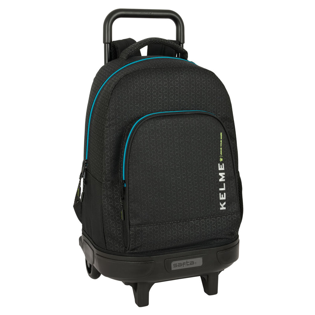 Schulrucksack mit Rädern Kelme Iron Schwarz 33 x 45 x 22 cm