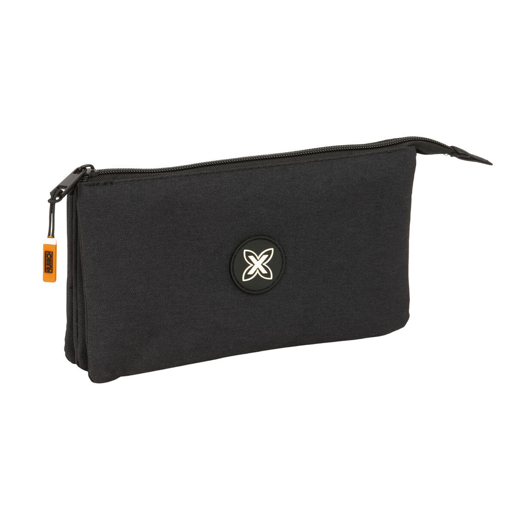 Dreifaches Mehrzweck-Etui Munich Lagoon Schwarz 22 x 12 x 3 cm