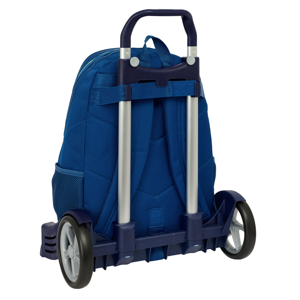 Schulrucksack mit Rädern Munich North Marineblau 32 x 44 x 16 cm