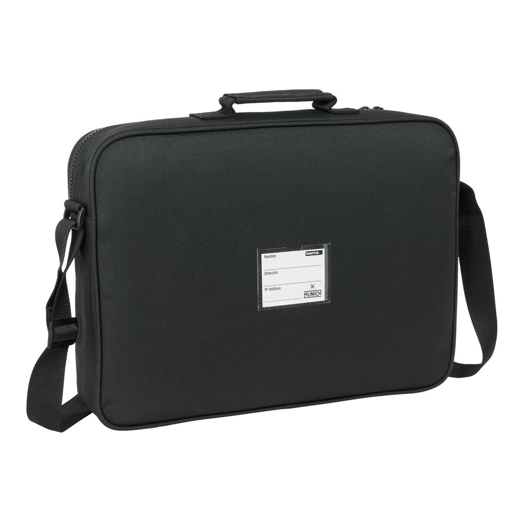 Schultasche Munich Topo Schwarz 38 x 28 x 6 cm