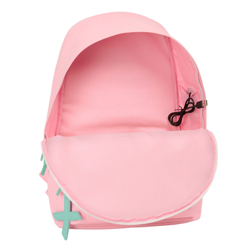 Schulrucksack Munich +usb munich Rosa 31 x 44 x 18 cm