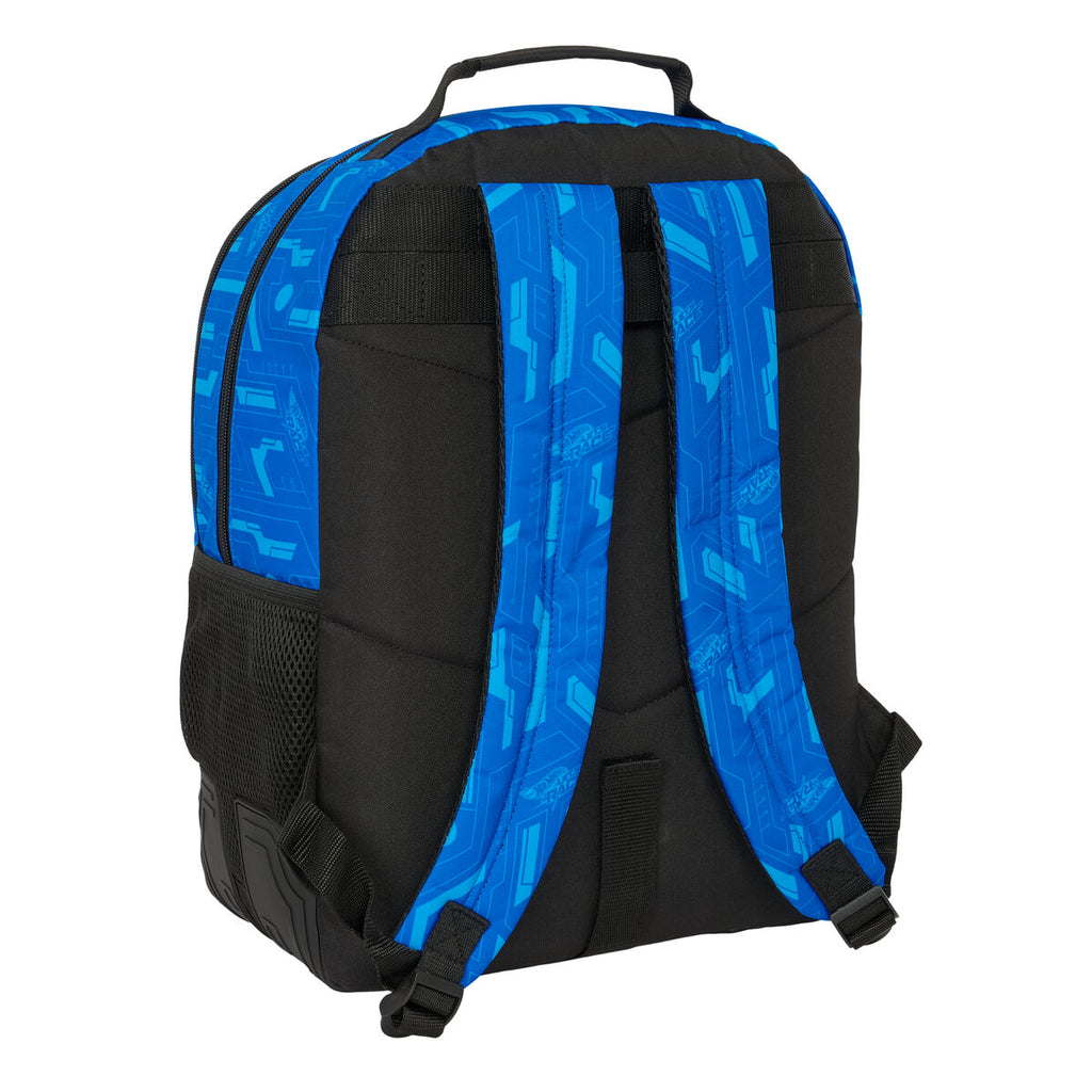 Schulrucksack Hot Wheels Let's race Blau Schwarz 32 x 42 x 15 cm
