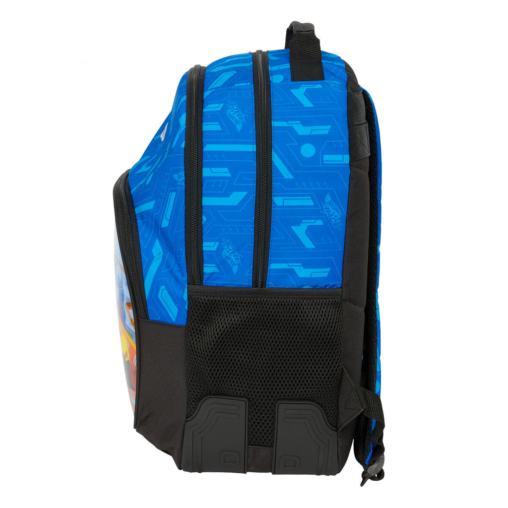 Schulrucksack Hot Wheels Let's race Blau Schwarz 32 x 42 x 15 cm