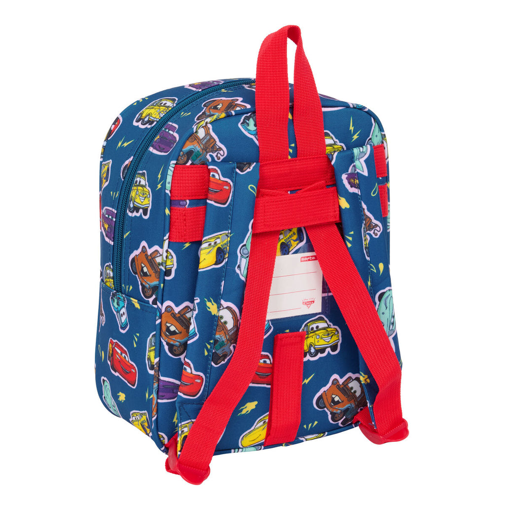 Schulrucksack Cars Racing Marineblau 22 x 27 x 10 cm