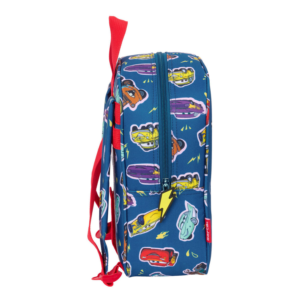 Schulrucksack Cars Racing Marineblau 22 x 27 x 10 cm