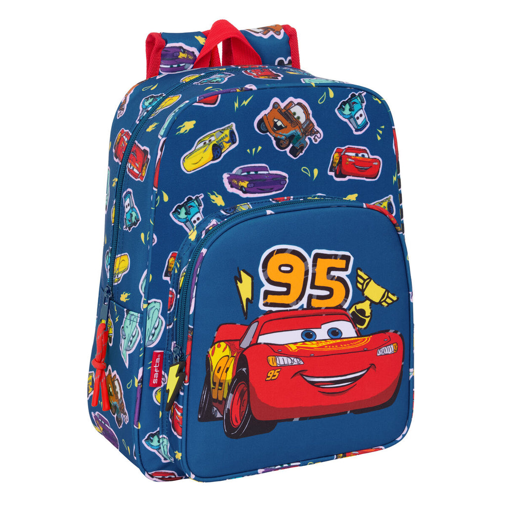 Schulrucksack Cars Racing Marineblau 27 x 33 x 10 cm