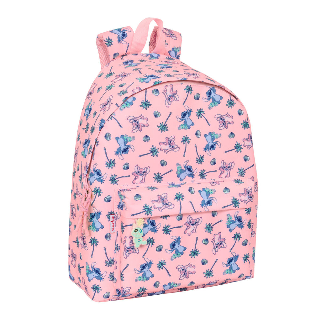 Schulrucksack Lilo & Stitch Beach Rosa 33 x 42 x 15 cm