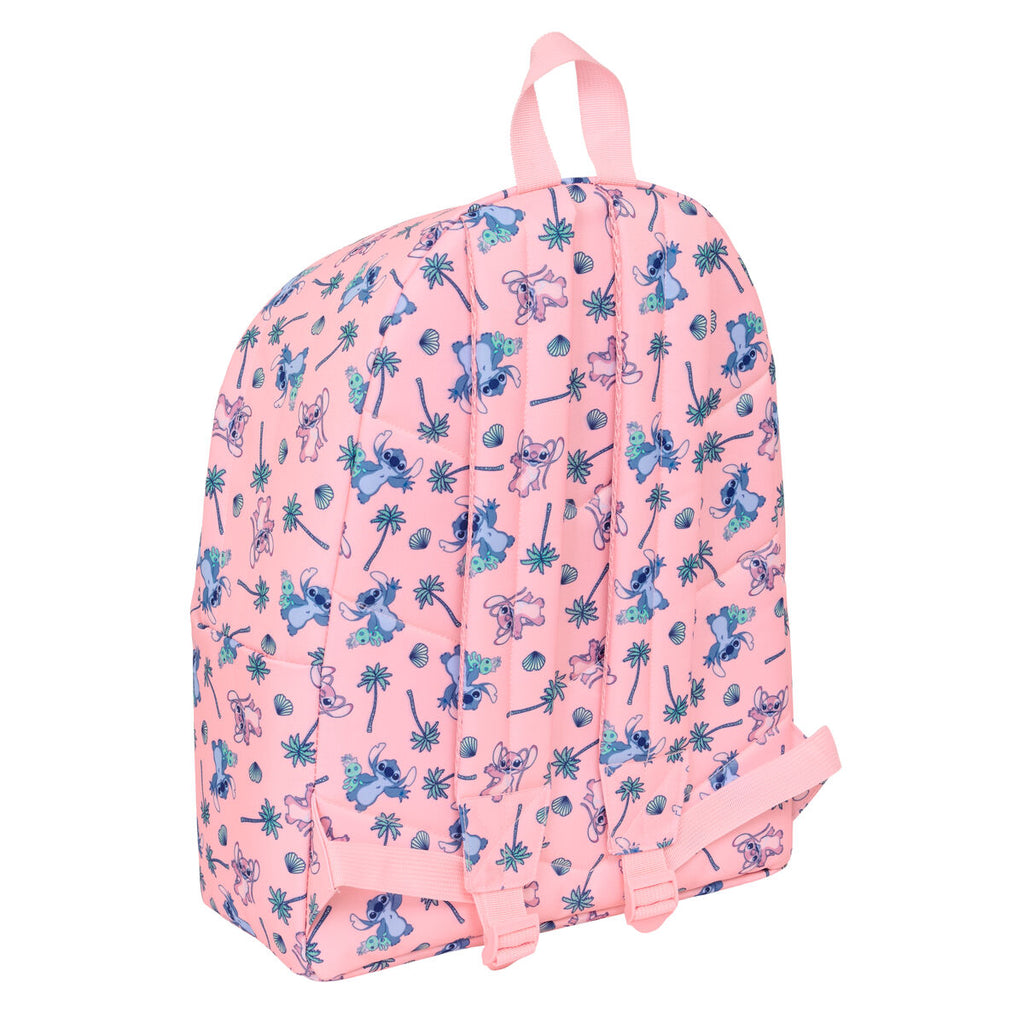 Schulrucksack Lilo & Stitch Beach Rosa 33 x 42 x 15 cm