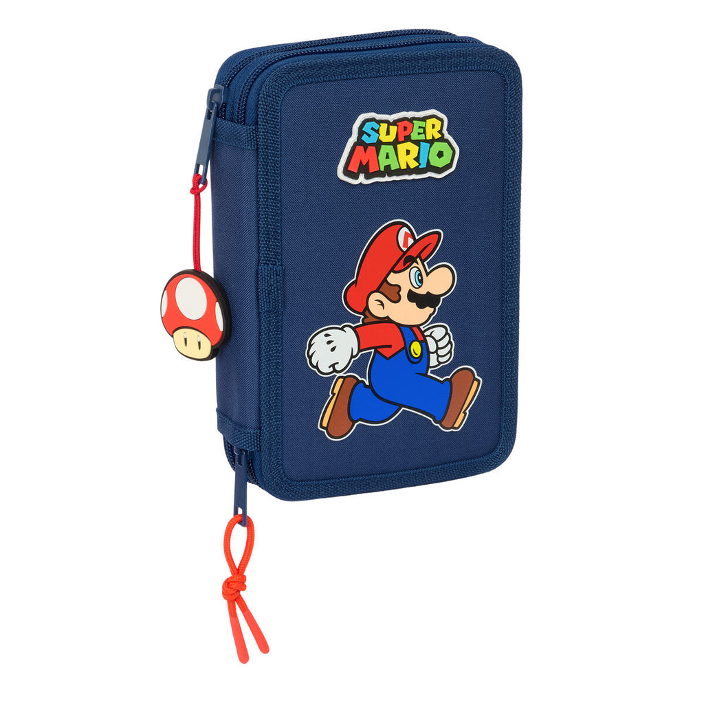 Allzwecktasche Super Mario Trick Rot Dunkelblau 12.5 x 19.5 x 4 cm 29 Stücke