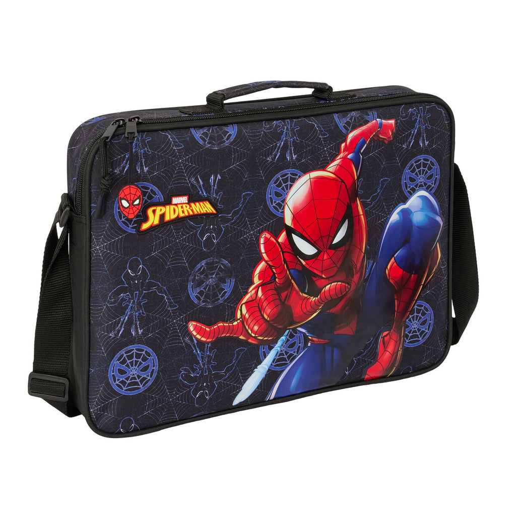 Schultasche Spider-Man Attack Schwarz 38 x 28 x 6 cm