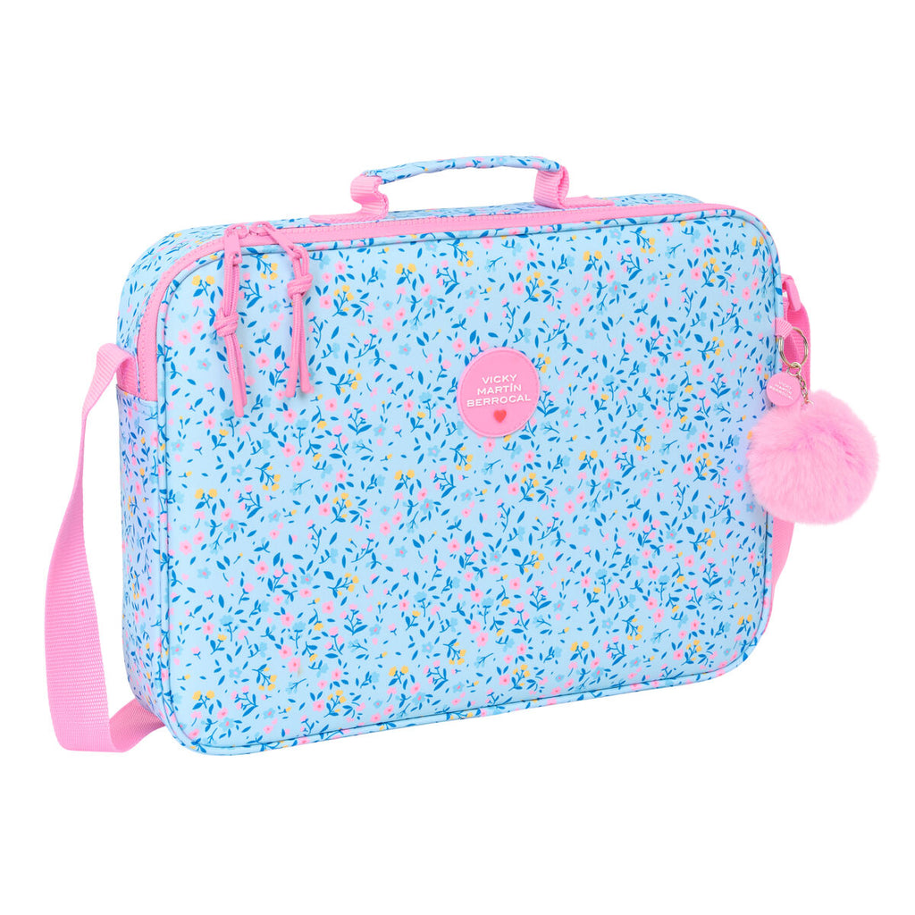 Schultasche Vicky Martín Berrocal Paraíso Rosa Hellblau 38 x 28 x 6 cm
