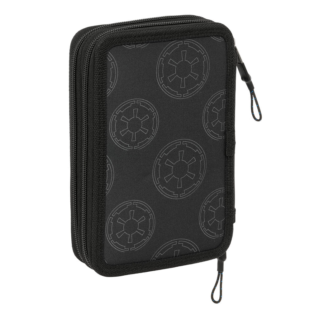 Doppel-Federtasche Star Wars Rebellion Schwarz 12.5 x 19.5 x 4 cm Doppel-Federtasche 29 Stücke