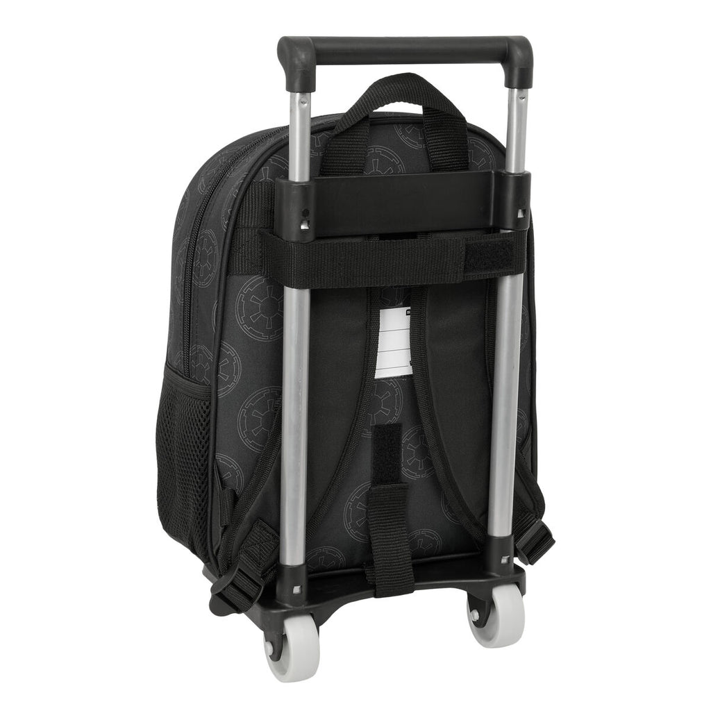 Schulrucksack mit Rädern Star Wars Rebellion Schwarz 27 x 33 x 10 cm