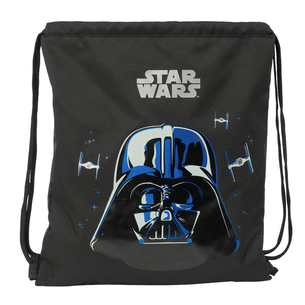 Rucksacktasche mit Bändern Star Wars Rebellion Schwarz 35 x 40 x 1 cm