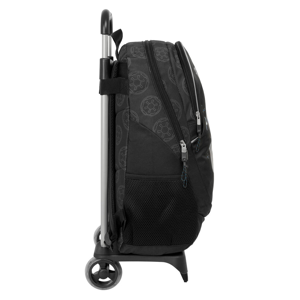Schulrucksack mit Rädern Star Wars Rebellion Schwarz 32 x 44 x 16 cm