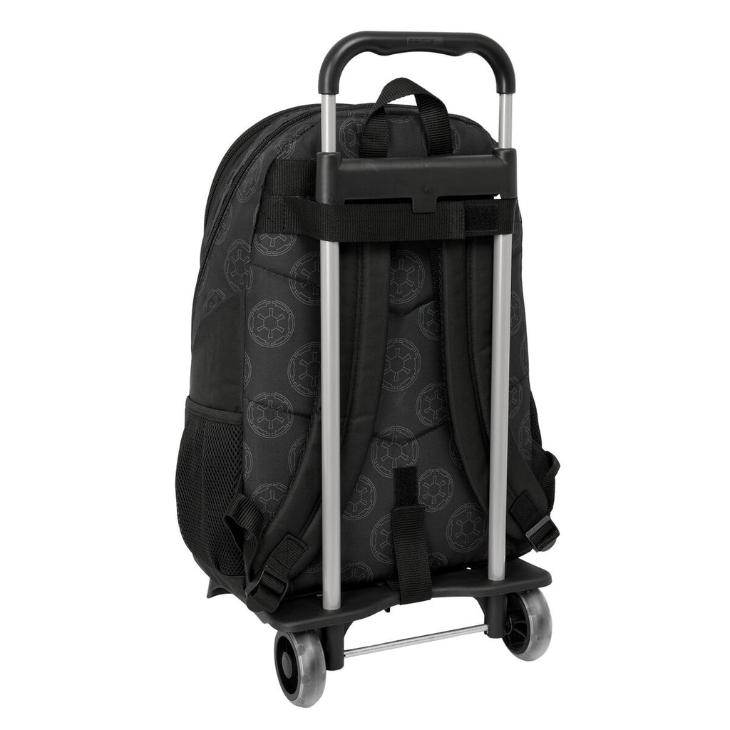 Schulrucksack mit Rädern Star Wars Rebellion Schwarz 32 x 44 x 16 cm