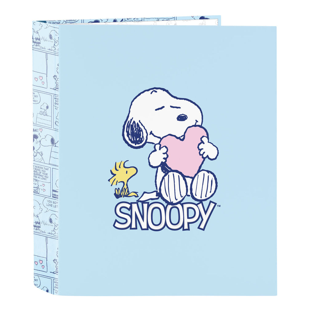 Ringbuch Snoopy Love Blau A4 27 x 33 x 6 cm