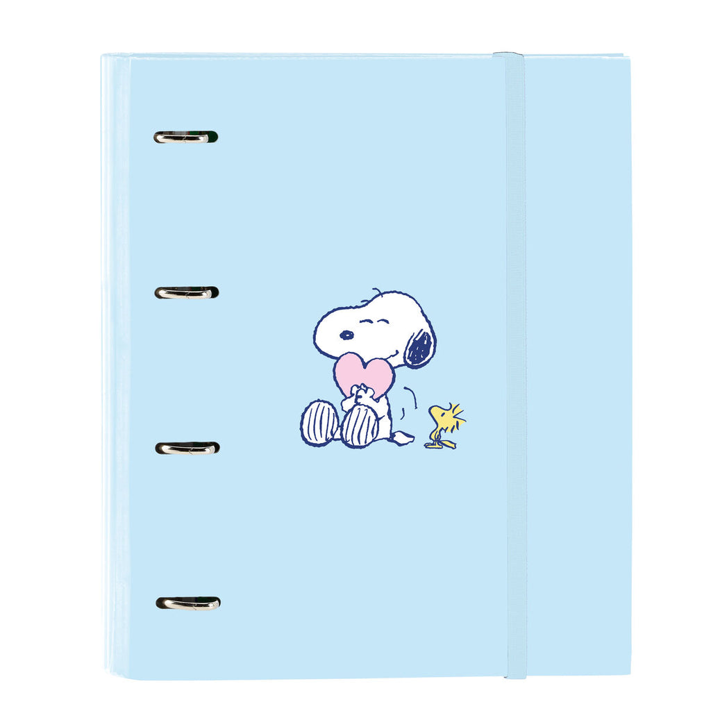 Ringbuch Snoopy Love Blau 27 x 32 x 3.5 cm