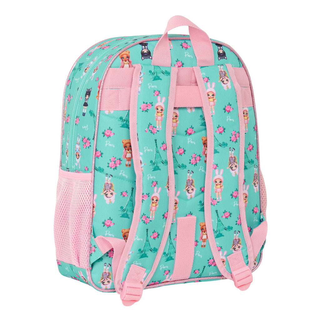 Schulrucksack Na!Na!Na! Surprise Bunny Rosa türkis 32 x 38 x 12 cm