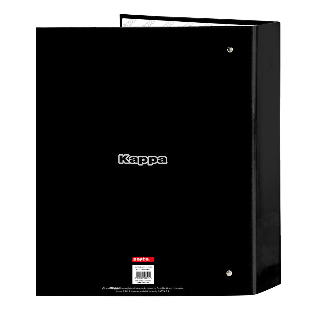 Ringbuch Kappa Dark Schwarz A4 27 x 33 x 6 cm