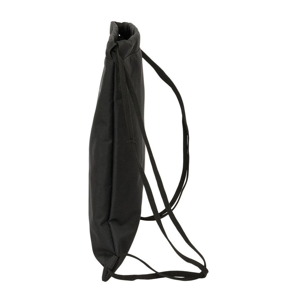 Rucksacktasche mit Bändern Kappa Dark Schwarz 35 x 40 x 1 cm