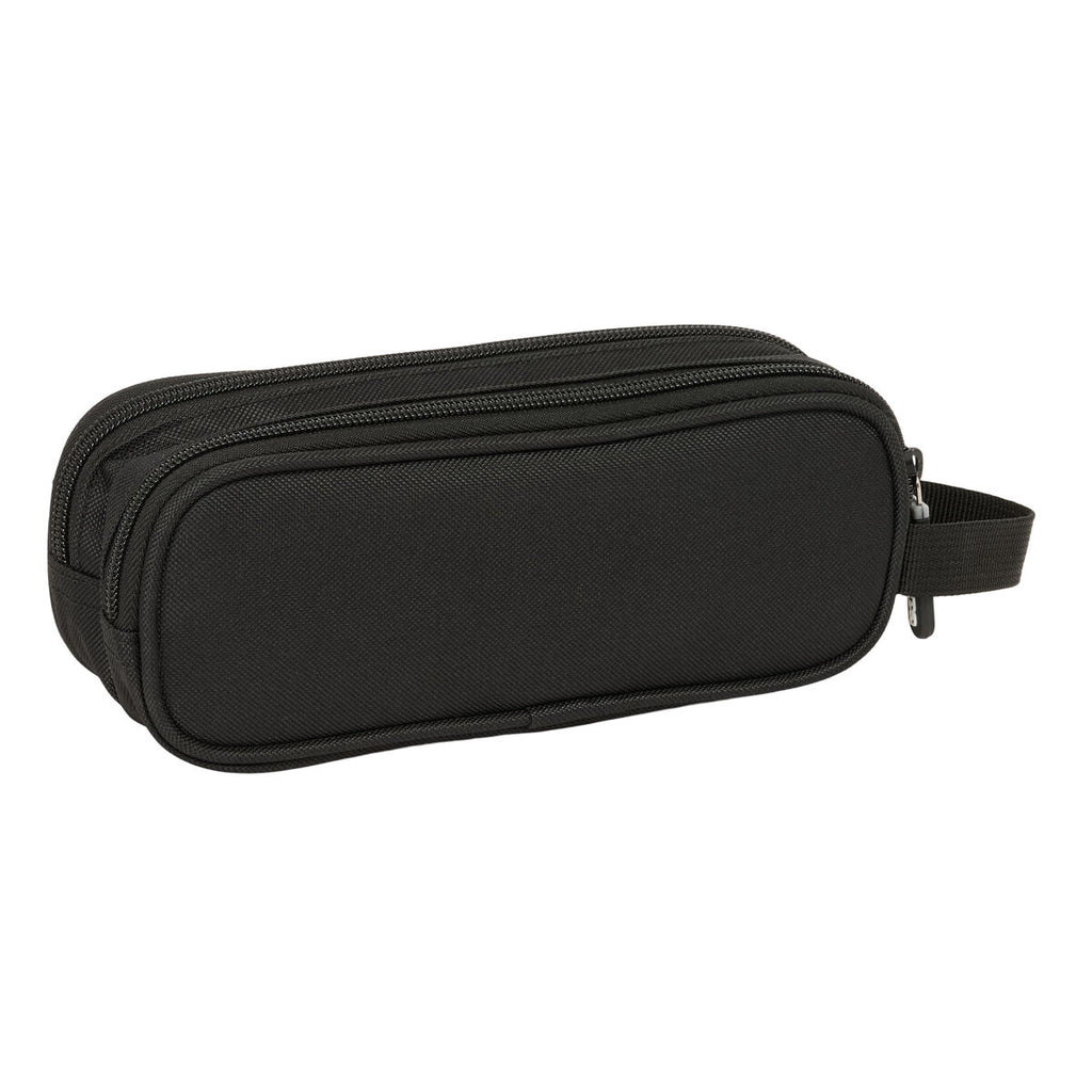 Zweifaches Mehrzweck-Etui Kappa Dark Schwarz 21 x 8 x 6 cm