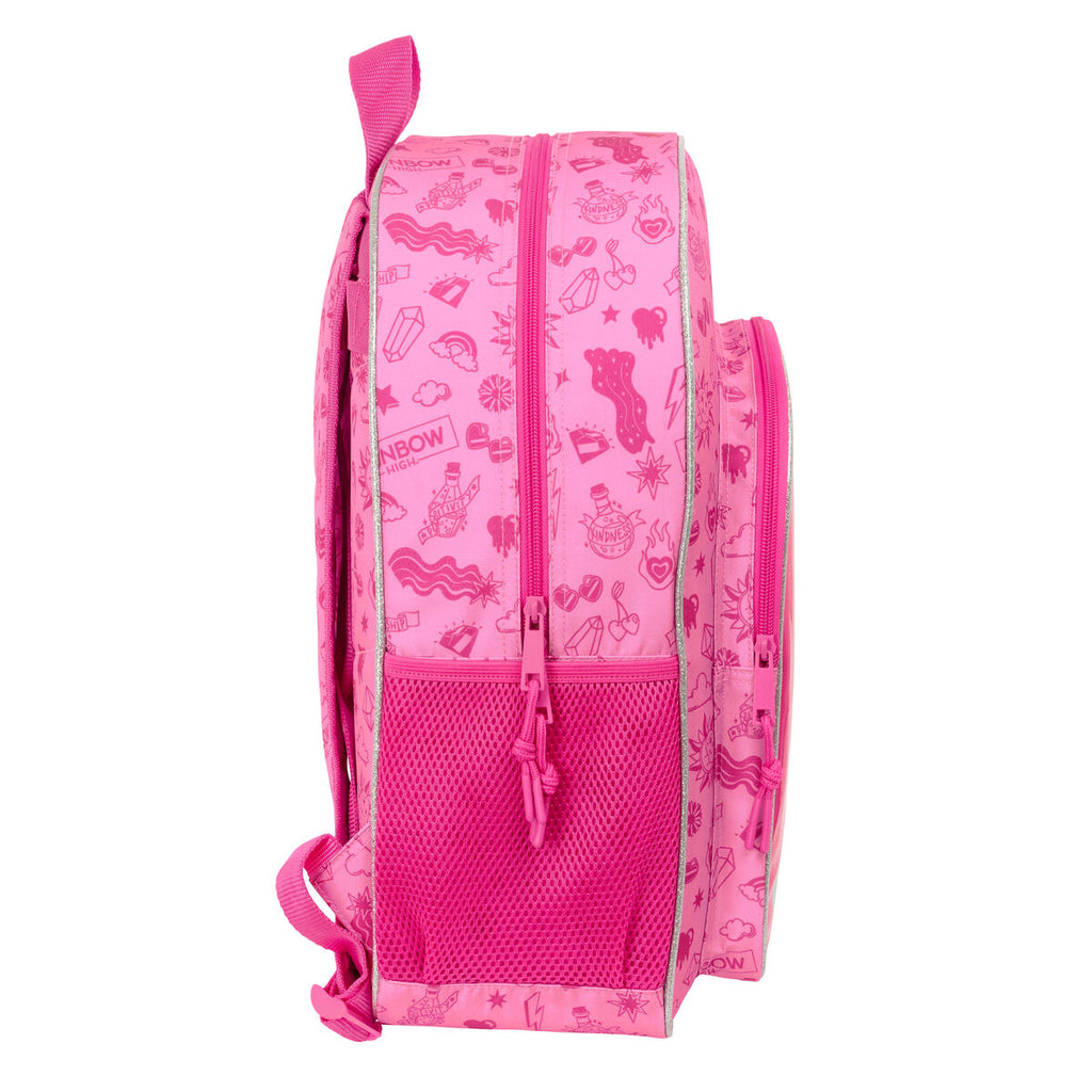 Schulrucksack Rainbow High Shine Bunt 33 x 42 x 14 cm