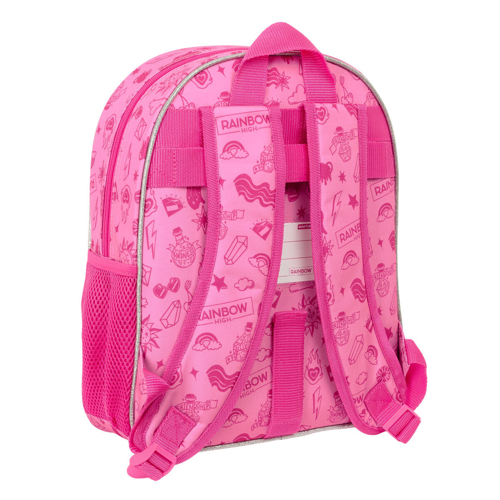 Schulrucksack Rainbow High Shine Bunt 28 x 34 x 10 cm