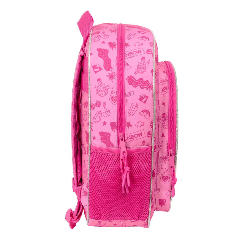 Schulrucksack Rainbow High Shine Bunt 32 x 38 x 12 cm
