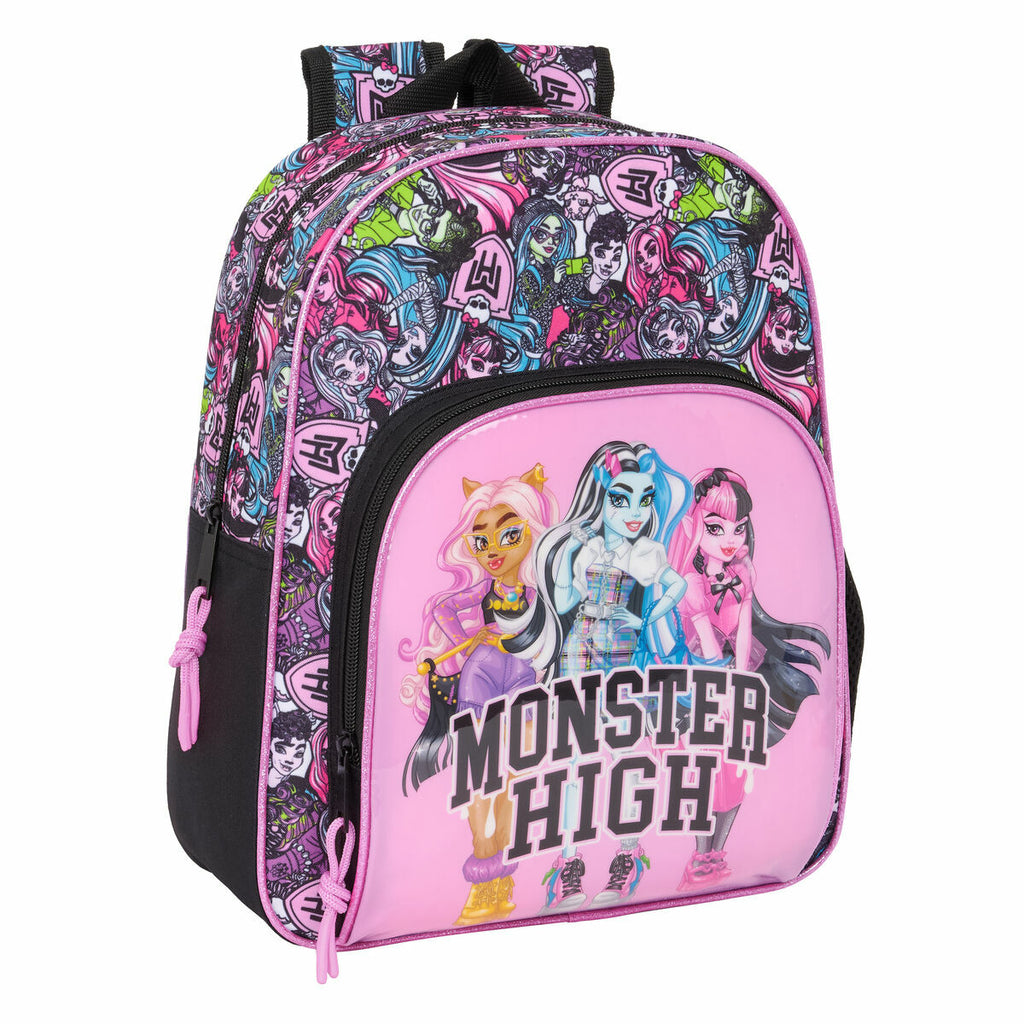 Schulrucksack Monster High Drama Bunt 28 x 34 x 10 cm