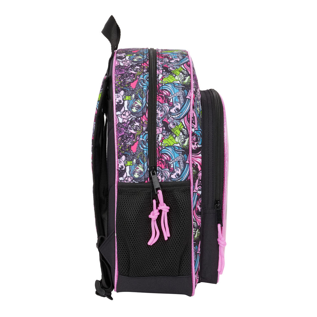 Schulrucksack Monster High Drama Bunt 32 x 38 x 12 cm