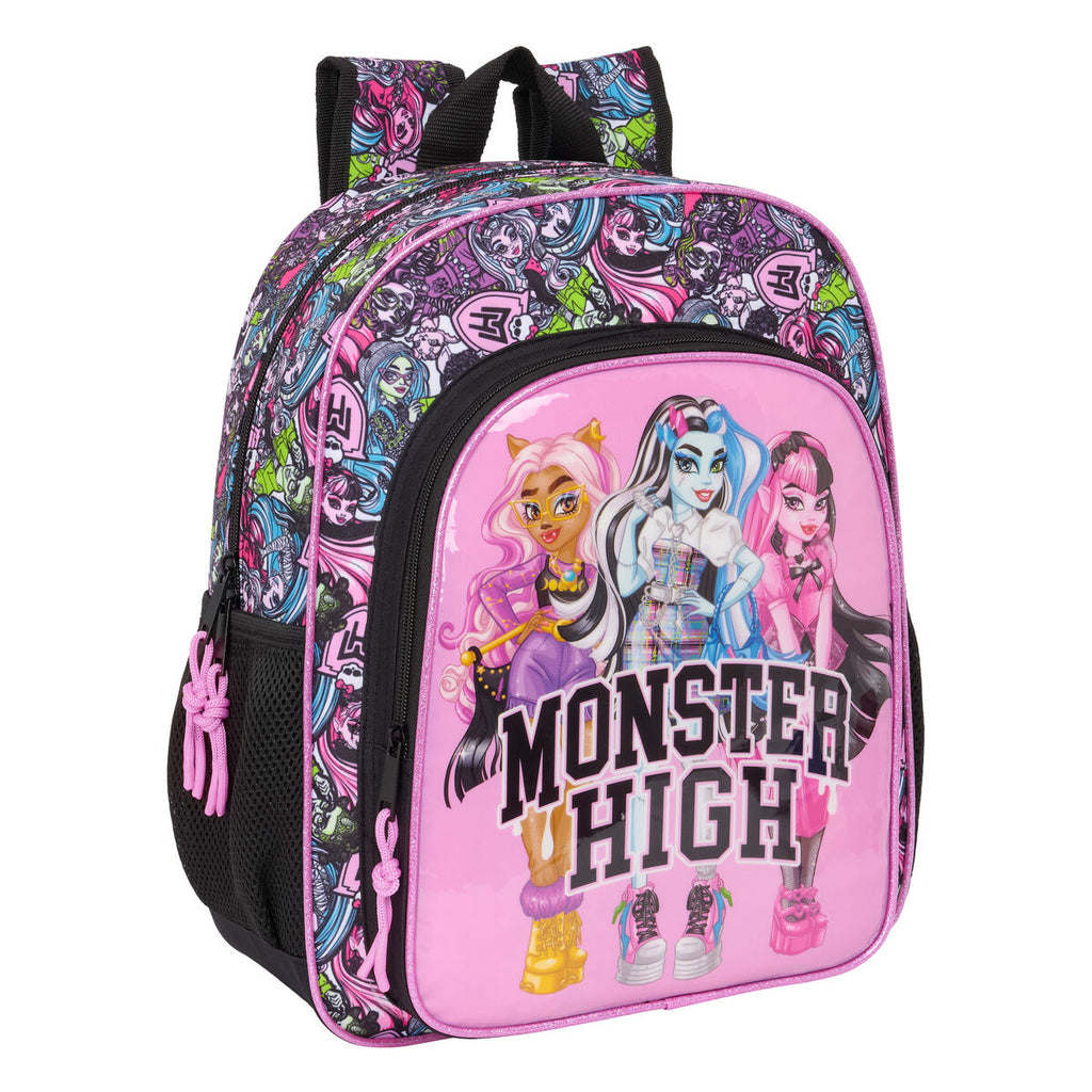 Schulrucksack Monster High Drama Bunt 32 x 38 x 12 cm