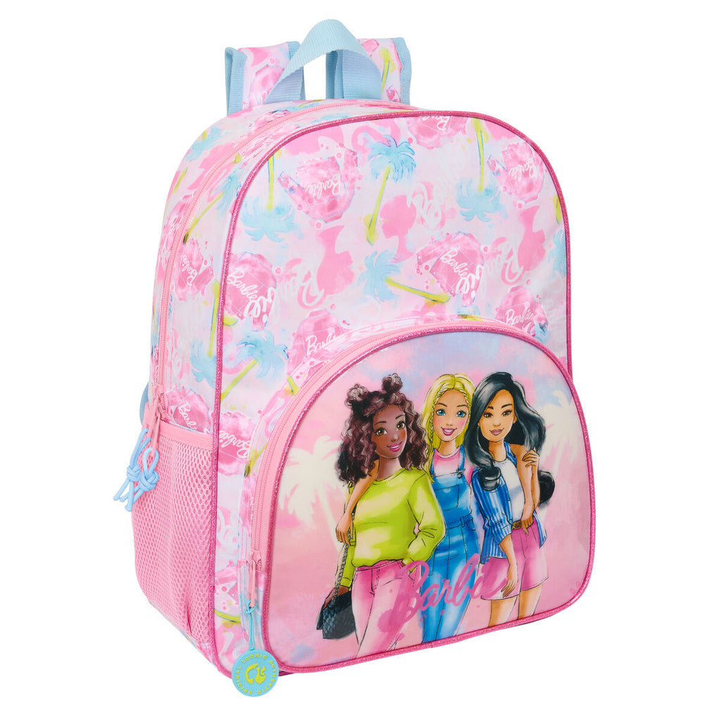 Schulrucksack Barbie Painterly Rosa Himmelsblau 33 x 42 x 14 cm