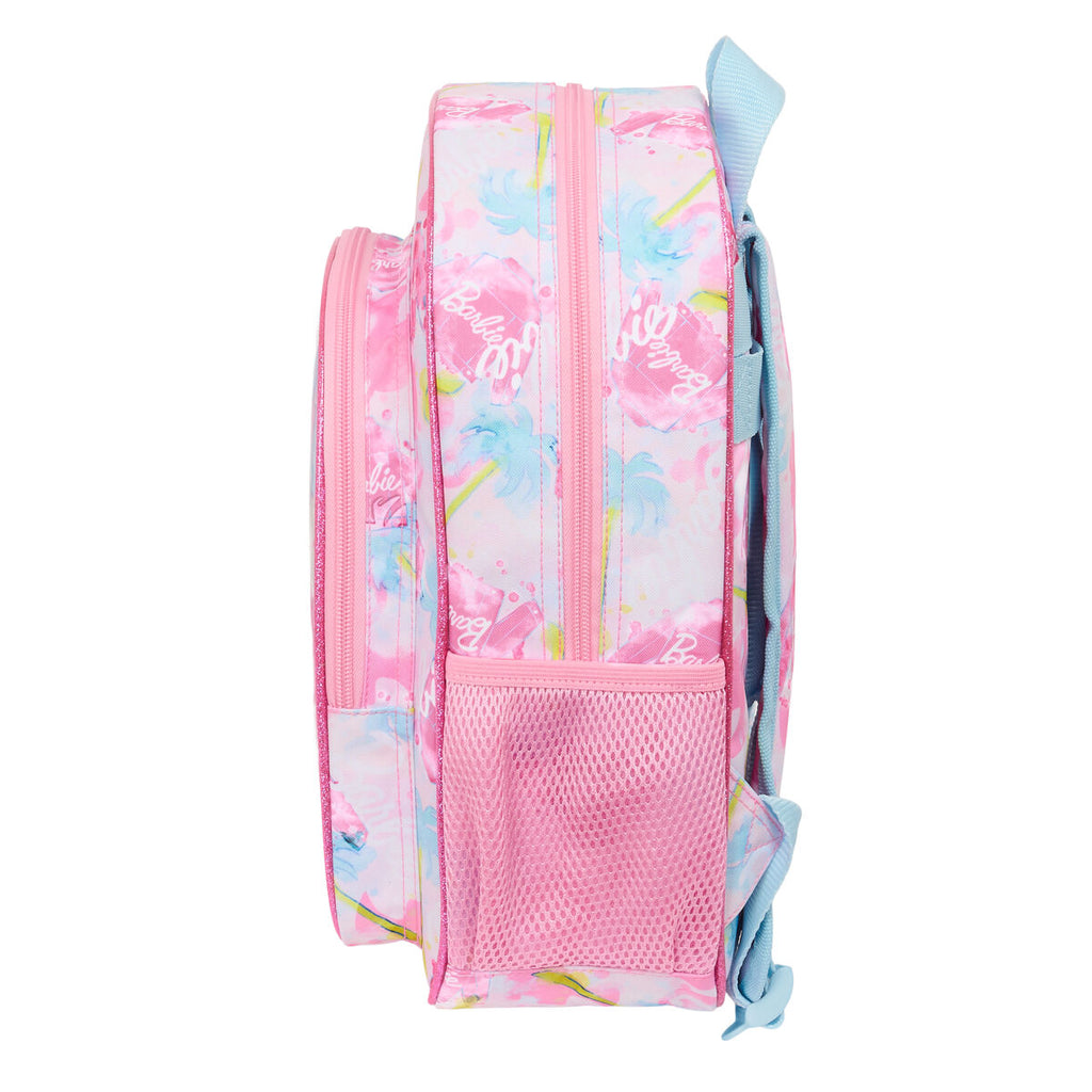 Schulrucksack Barbie Painterly Rosa Himmelsblau 26 x 34 x 11 cm